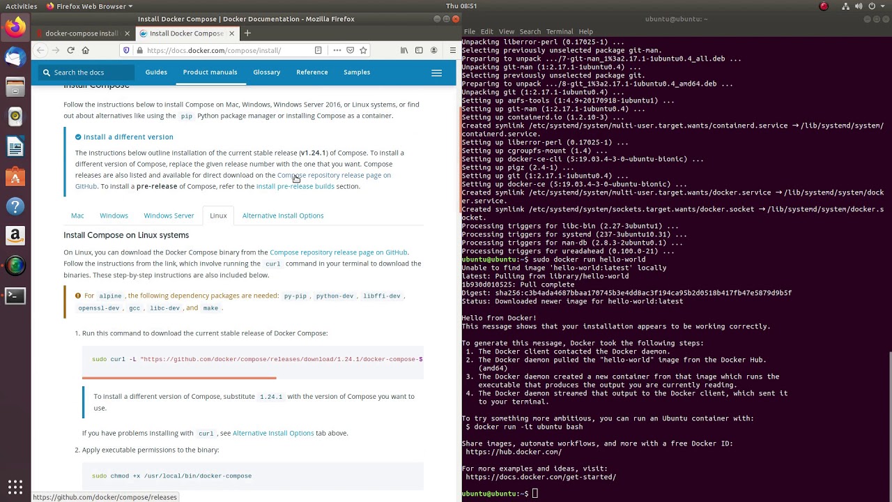 Docker compose astra. Установка в докере. efk step by step in docker-compose.