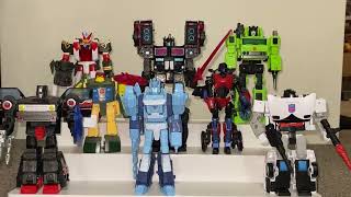 Transformers legacy velocitron wave 1 complete collection showcase. Cosmos hauler override blurr