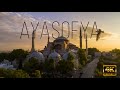 Ayasofya Camii Günbatımı 4K Drone Çekimi - Hagia Sophia Sunset