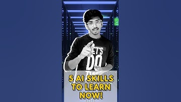 5 AI skills to learn now! #ai #chatgpt #tech #nocode