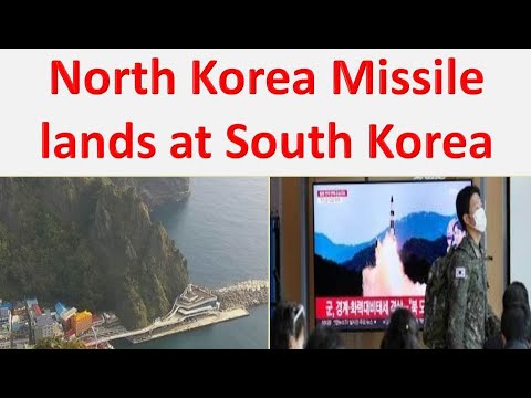 North Korea Missile lands at South Korea | North Korea Ballistic Missile landed at South Korea