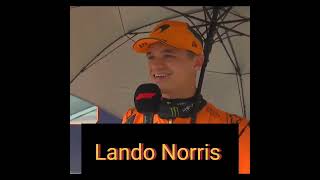 Lando Norris Reaction to P1 - Sprint Shootout - Chinese Grand Prix #f1