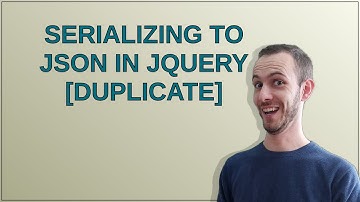 Serializing to JSON in jQuery