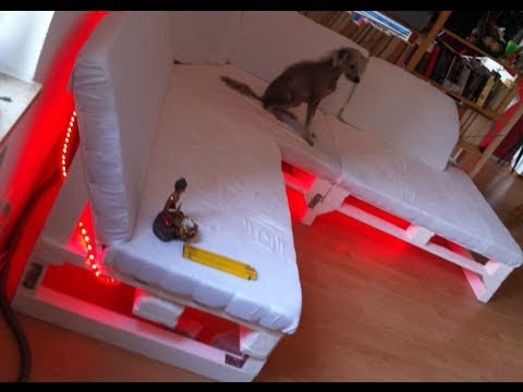 Sofa selber bauen ein diy sofa aus paletten youtube