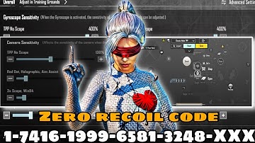 NEW UPDATE 4.1🔥BEST SENSITIVITY CODE + CONTROL SETTINGS BGMI/PUBG MOBILE