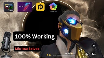 How solve mic issu on MSI Emulator #freefire #msiemulador #bluestacks #mic  #ldplayer #memuemulator