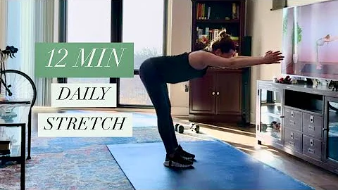 12 MIN DAILY FULL BODY STRETCH for tight muscles, mobility & flexibility