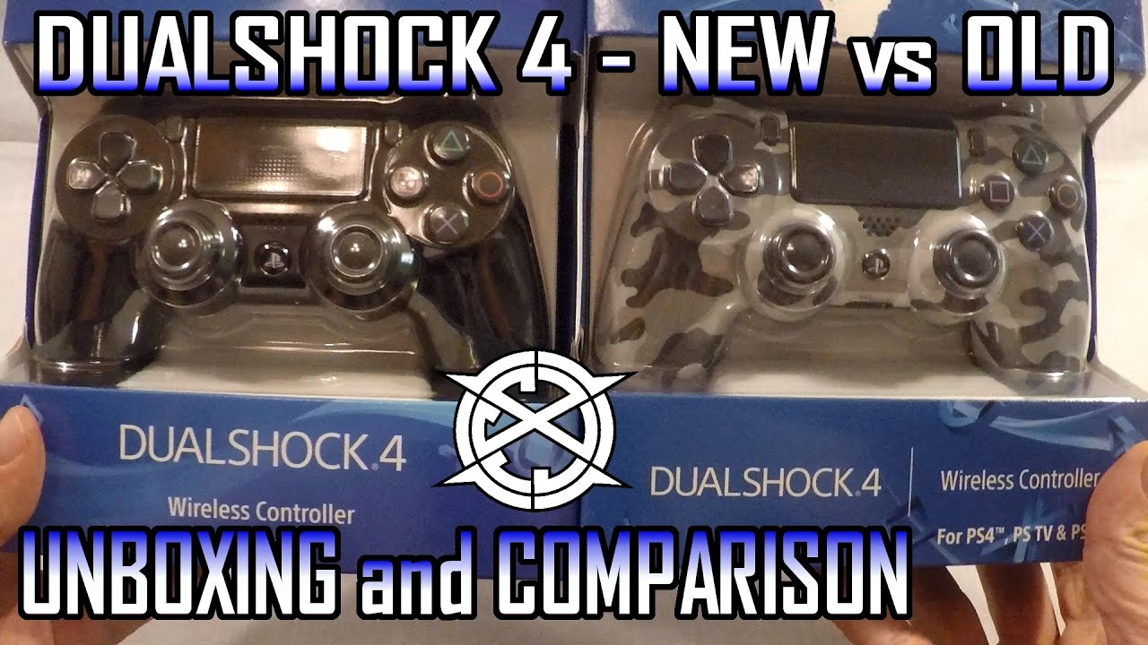 Unboxing New Controller vs Old PS4 (Dualshock 4 Comparison) - YouTube