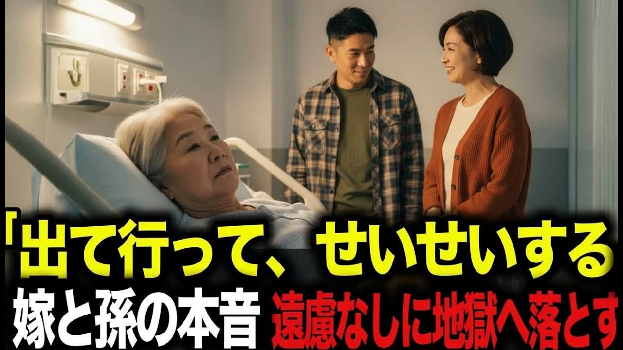 「出て行って清々する」と妻と孫の声を聞いた瞬間、私は彼らを地獄へ突き落とすことを決意した。