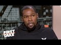 Joel Embiid, Damian Lillard among Kevin Durant’s favorite current NBA players | First Take