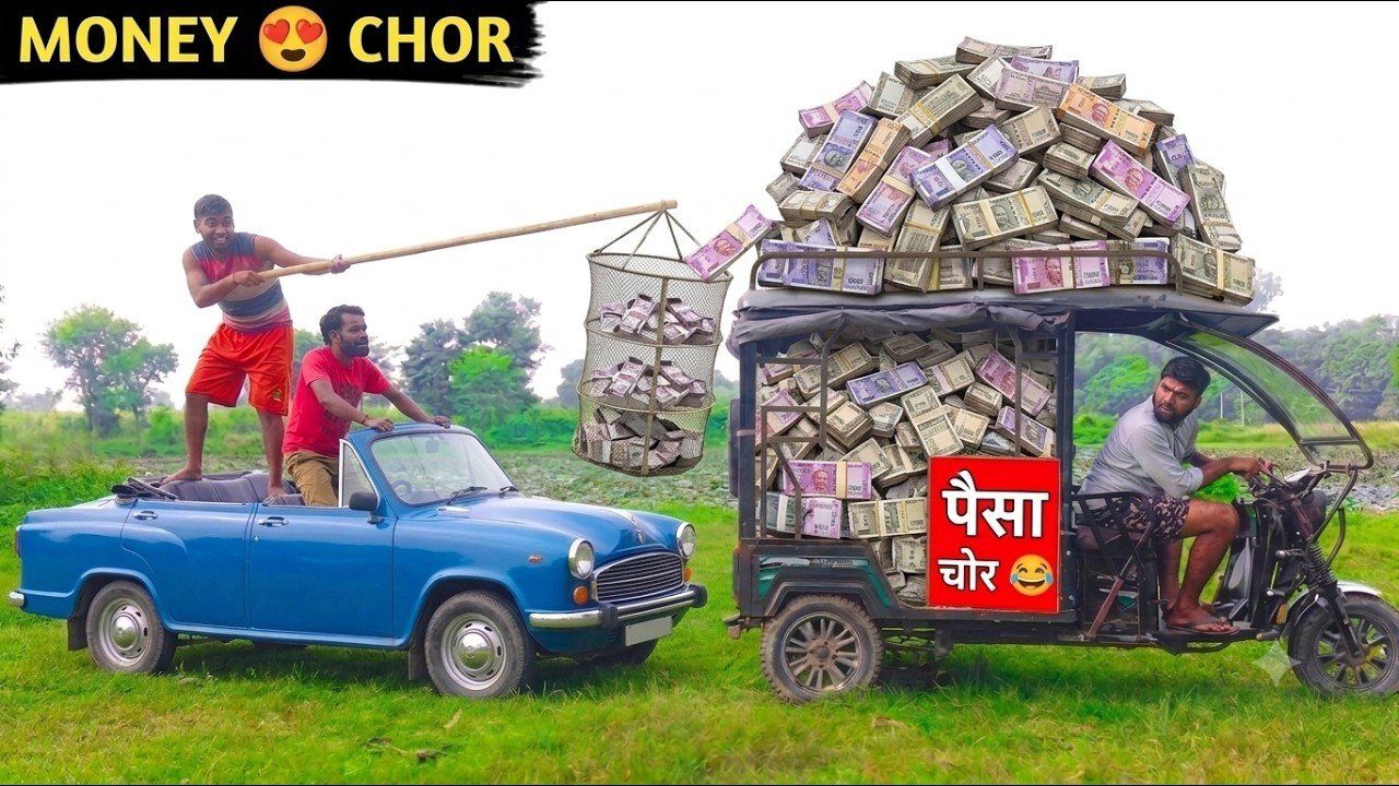 PAISA CHOR 😂PART 01  Latest Amazing New Funny Money Chor Comedy video || Bindas Fun Nonstop