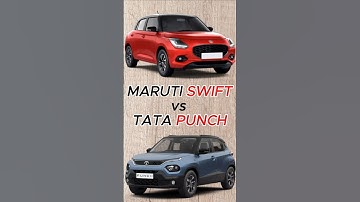 Maruti Suzuki Swift Vs Tata Punch #trending #shorts #automobile #youtube #youtubeshorts #car #cars