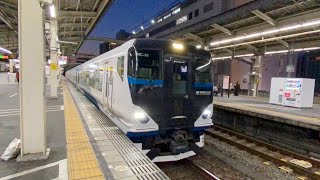 2021年1月15日　E257系NC31編成静岡駅発車