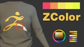 Celebrity ZBrush 2019 Tutorial - ZColor Plugin Wealth