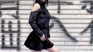 ゴスロリ ハイネック オフショル ZIPアップ セクシー ベルベット ハードガール 病みかわいい  オルチャン 原宿系 パンク 10代 20代