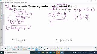 Alg 1 4.3 Ex A & B