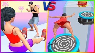 BUTT SMASHERS VS MAKE GIRLFRIEND Game 👩🏻‍🦳🆚👩🏼 Gameplay (1) Android, iOs NEW VERSUS Game 3D screenshot 1