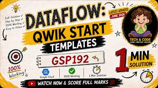 Dataflow: Qwik Start - Templates | GSP192 screenshot 4