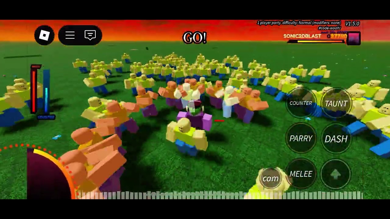 Beating Parry’s Tutorial Final test