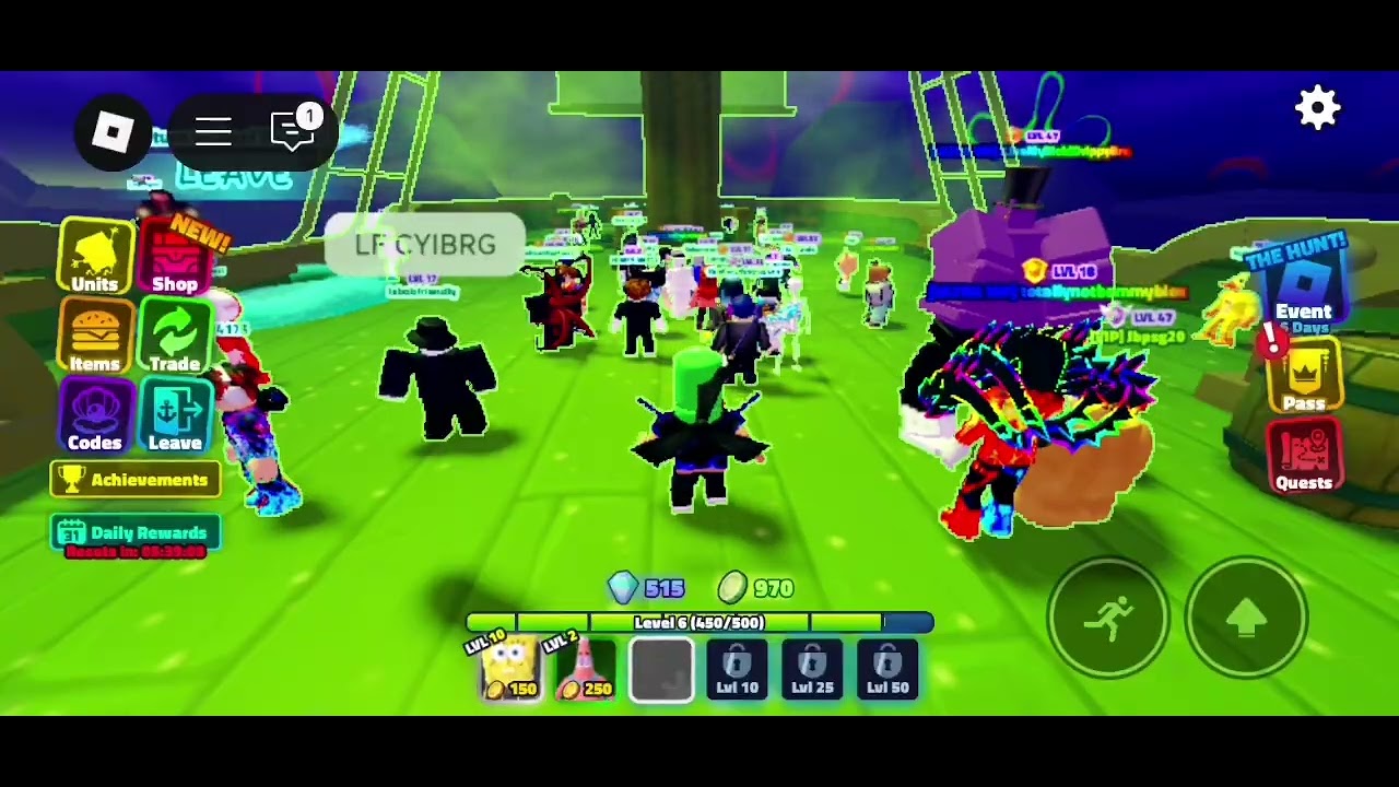 Getting mega token in sponge bob tower defense (if it plays at a random time still whatch it good)