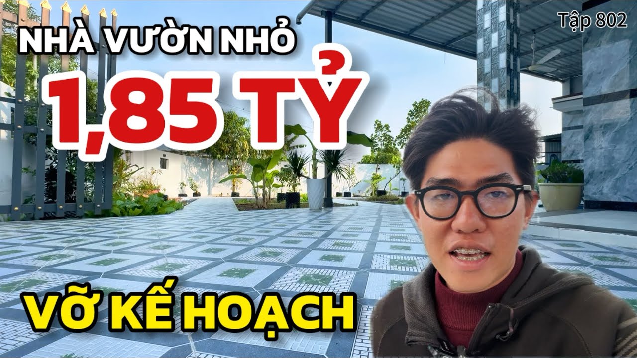 Nhà vườn quốc lộ 50 giá rẻ vừa đủ ở🔥ĐÚNG 1,85 TỶ đã giảm mạnh do vỡ kế hoạch