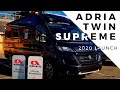 Adria Twin Supreme 2020 Launch