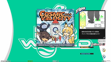 DDR COSMIC V3LOCITY Single Difficult no bar PFC 999,660