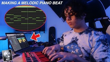 MAKING A MELODIC PIANO BEAT FROM SCRATCH | Logic Pro X Tutorial