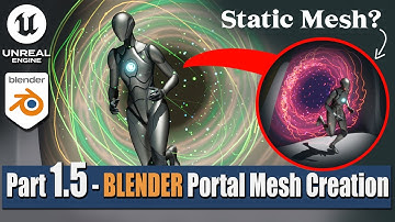 Create a Portal in UE5 | Blender Modelling - Finishing the Gate 3D Prop | Tutorial Series Part 1.5