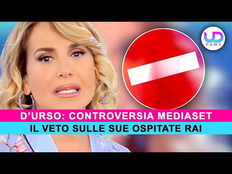 Barbara D'Urso, Controversia Mediaset: Il Veto Sulle Sue Ospitate In Rai!