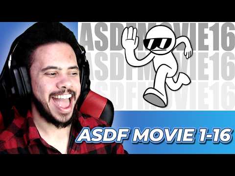 ASDF MOVIE 1-16 REACTION!!!!