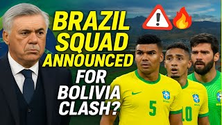 Brazil vs Bolivia – Can Ancelotti’s Team Survive the Altitude Challenge?