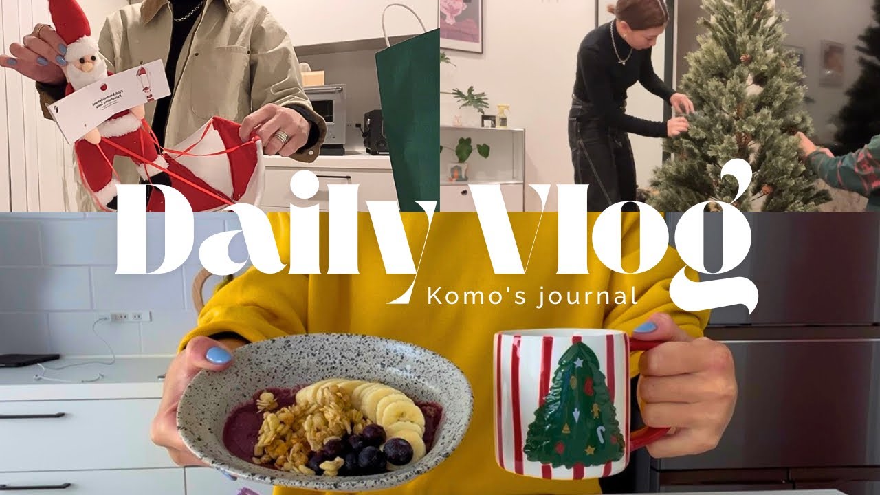 [主婦VLOG]クリスマスツリー出しました🎅🏻💭フライングタイガー購入品🛍️動物園🪿