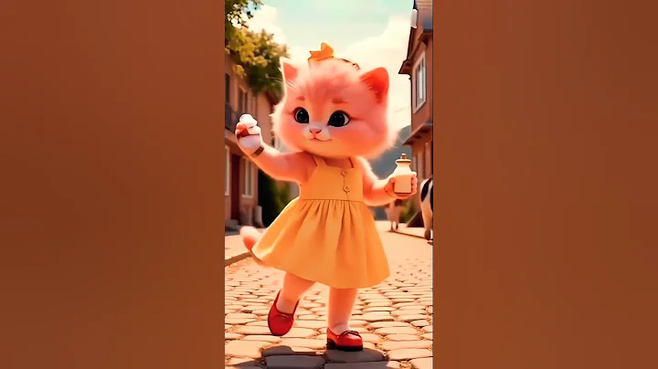 Video 10615921: cat funnycats cute, cat dance cute animals, cute popular cat, cat cute funny