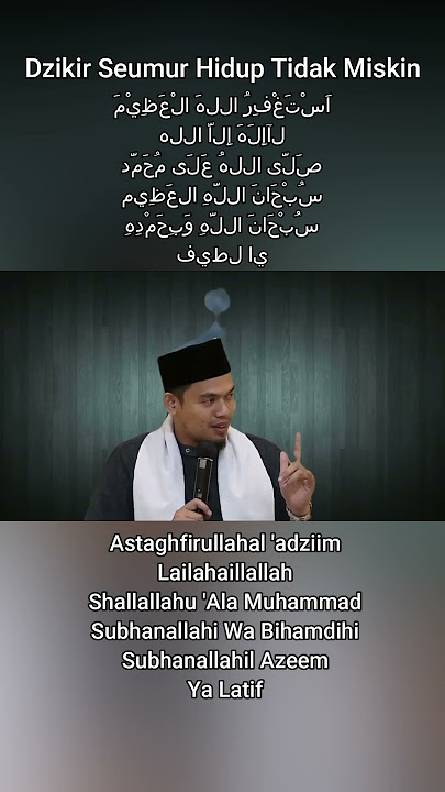 5 Dzikir Seumur Hidup Tidak Miskin by Buya Arrazy Hasyim