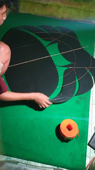 Bentuk layang layang yg sudah saya bikin #shorts #layangan