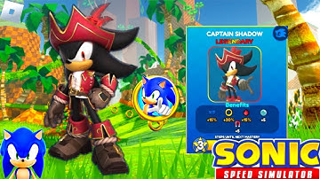 I finally unlocked Pirate Shadow (Sonic Speed Simulator)