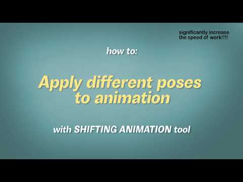 How to apply another pose to MoCap animation with SHIFTING animation tool