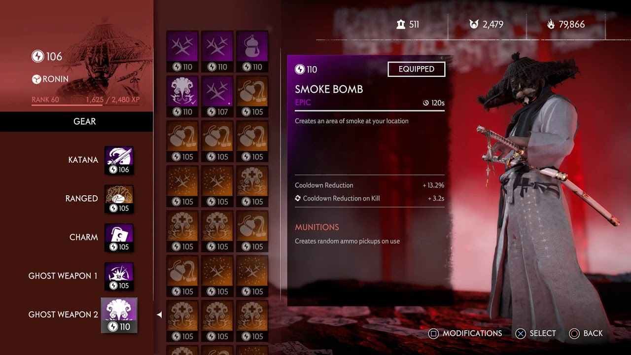 The Bomb Healer!! Ronin Build - Ghost of Tsushima Legends - HYBRID HEAL AND MASSIVE DAMAGE!!!