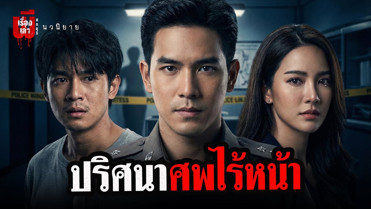 ปริศนาศพไร้หน้า (เรื่องเล่าผีสตอรี่) นิยายเรื่องเล่า ฆาตกรรมสืบสวน คดีฆาตกรรม