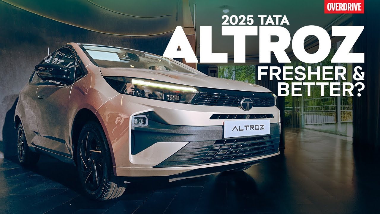 2025 Tata Altroz Facelift Walkaround | Features and Updates | OVERDRIVE ...