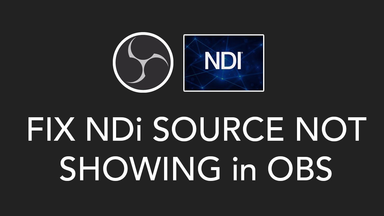 How To Fix Missing Ndi Plugin In Obs alog 3mins Youtube