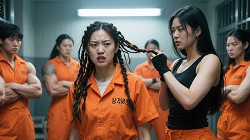 【最新抗戰電影】獄霸欺負新來女囚，沒想女囚竟是功夫高手，一腳KO獄霸！#movie #動作 #功夫