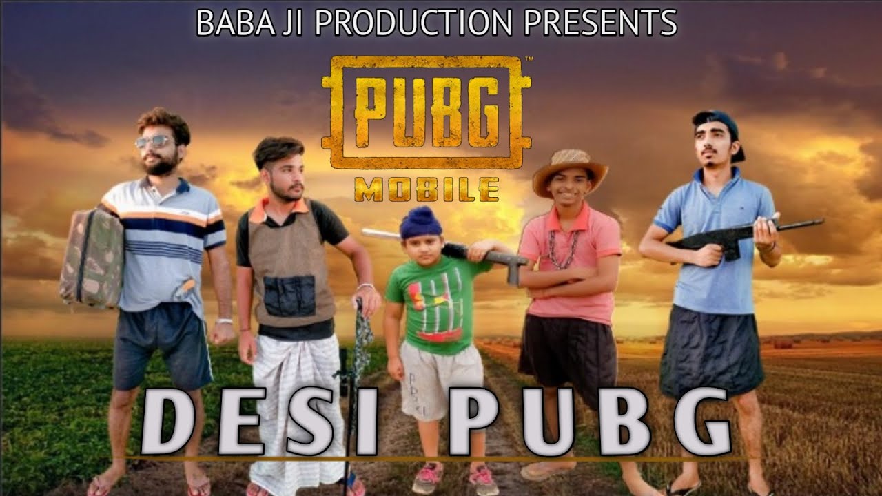 DESI PUBG IN PUNJAB  PUBG MOBILE INDIA  FUNNY VIDEO BABA JI PRODUCTION