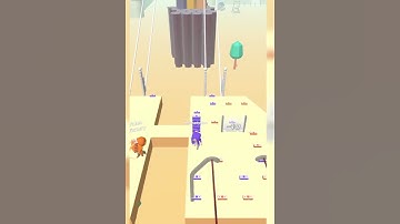 Bridge Race- GAMEPLAY - ANDROID IOS GAMING. #Shorts