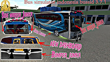 new bumper mirror Jumka Dashboard Extra Lighting /v 3.7.1 bussid || jaani Gaming 66 ⚔️