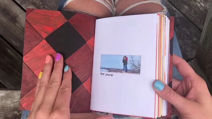 Scrapbook walk through(gift to boyfriend) | JACKIE...