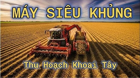 Bim Bim Làm Từ Cái Này Sao? Máy Thu Hoạch Khoai Tây Khủng!