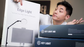 Lume Cube Edge Light Vs Elgato Key Lights Quick Review And Comparison 帶中文字幕