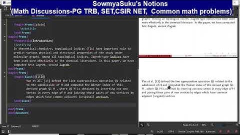 Beamer presentation using math latex code within 10 minutes